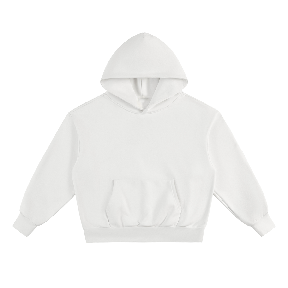Unisex Essential Heavyweight Fleece Hoodie in white