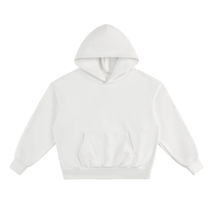 Unisex Essential Heavyweight Fleece Hoodie in white