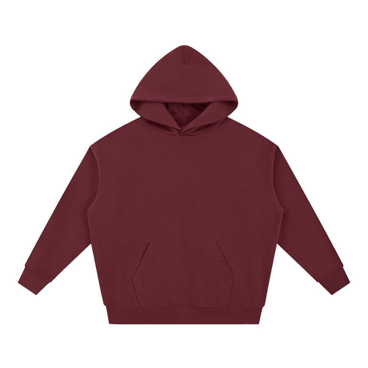 Unisex Essential Heavyweight Hoodie in dull red