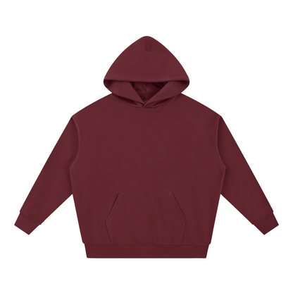 Unisex Essential Heavyweight Hoodie in dull red