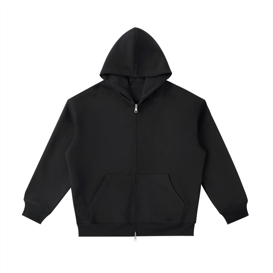 Unisex Essential Heavyweight Pocket Hoodie in black
