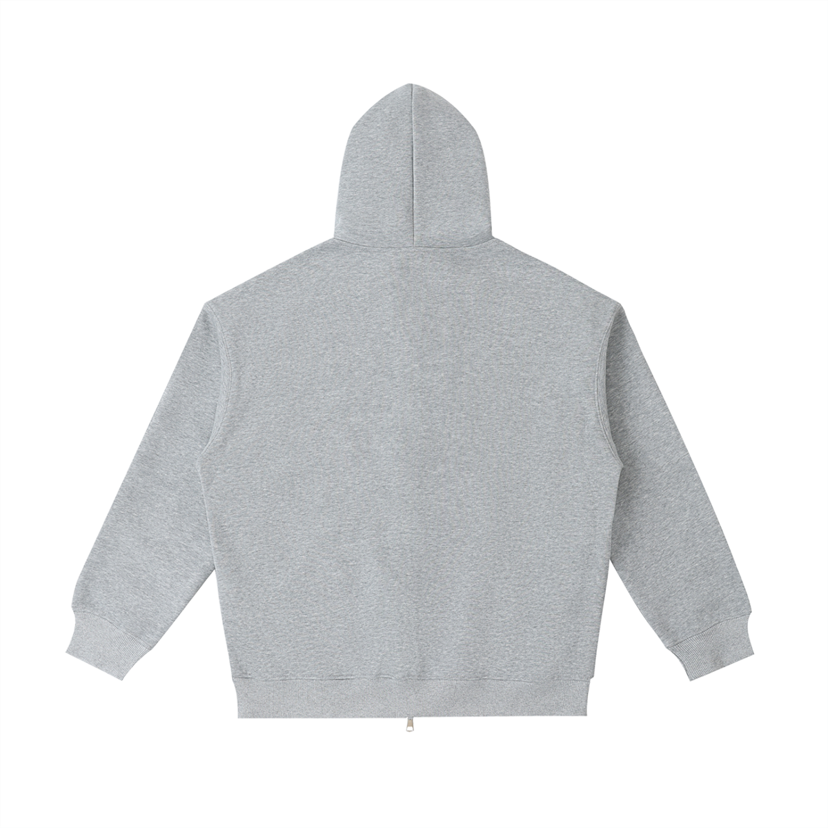 Unisex Essential Heavyweight Pocket Hoodie in flower gray, alternate angle