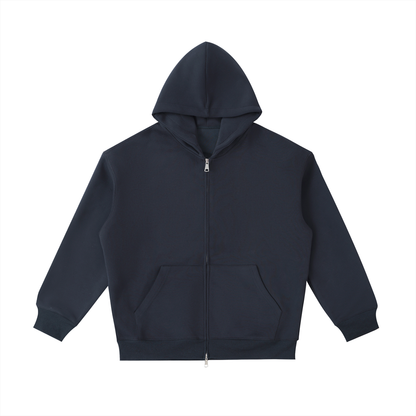 Unisex Essential Heavyweight Pocket Hoodie in navy blue
