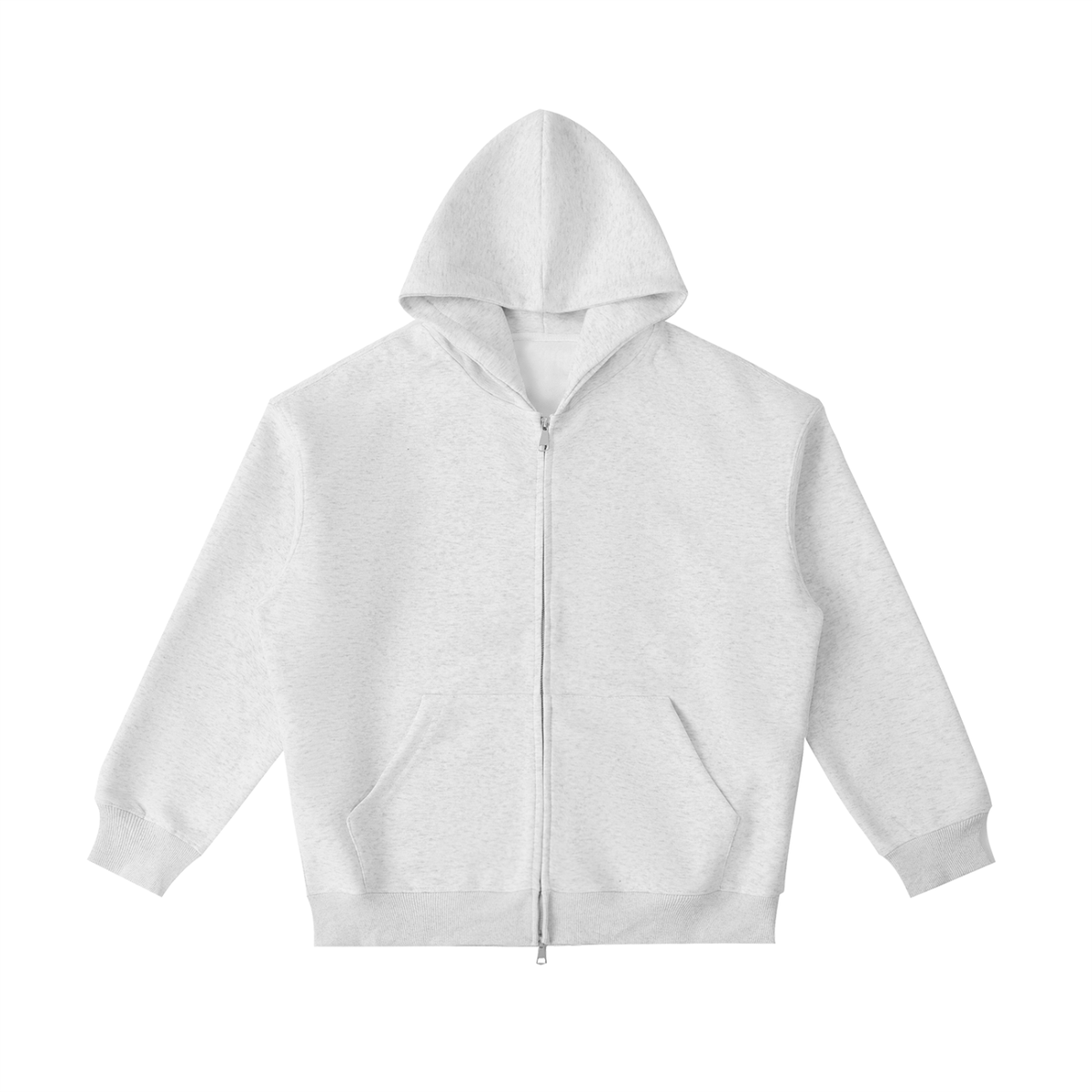 Unisex Essential Heavyweight Pocket Hoodie in oat gray