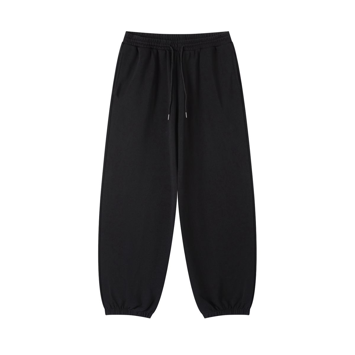 Unisex Essential Jogged Sweatpants in black