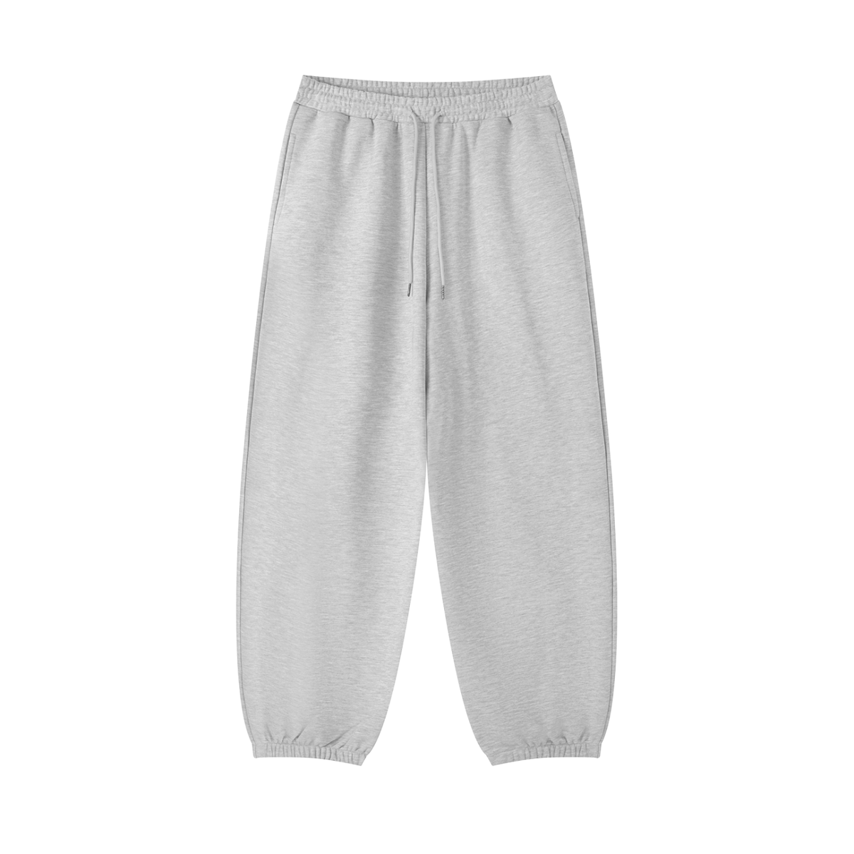 Unisex Essential Jogged Sweatpants in flower gray