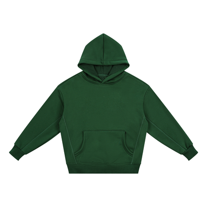 Unisex Essential Kids' Fleece Hoodie in blackish green