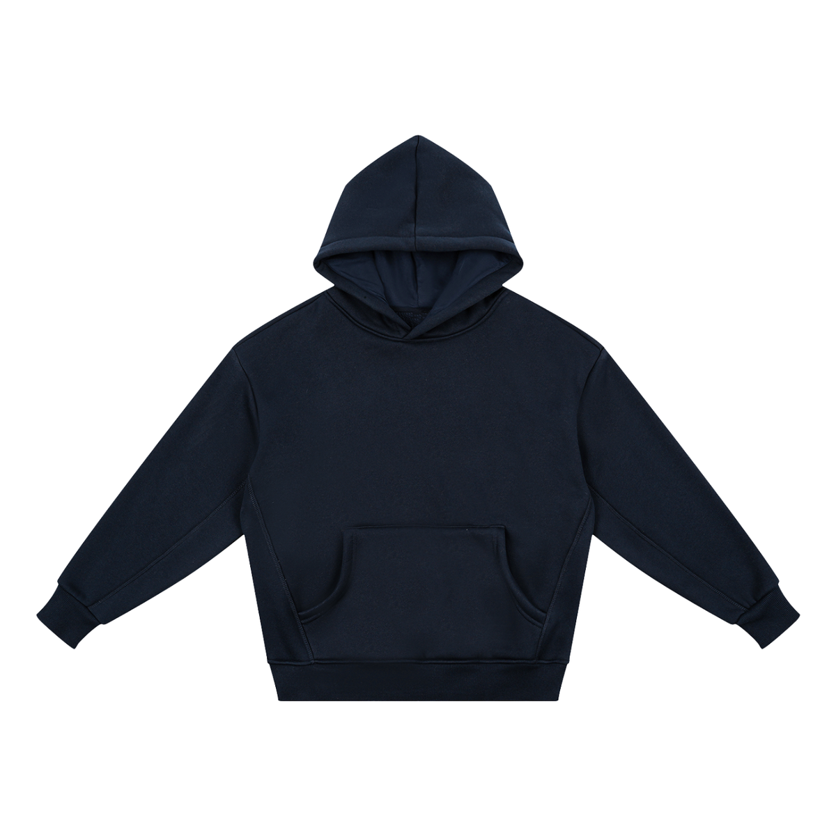 Unisex Essential Kids' Fleece Hoodie in navy blue