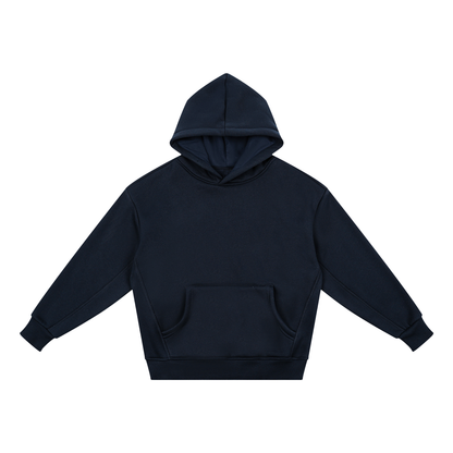 Unisex Essential Kids' Fleece Hoodie in navy blue