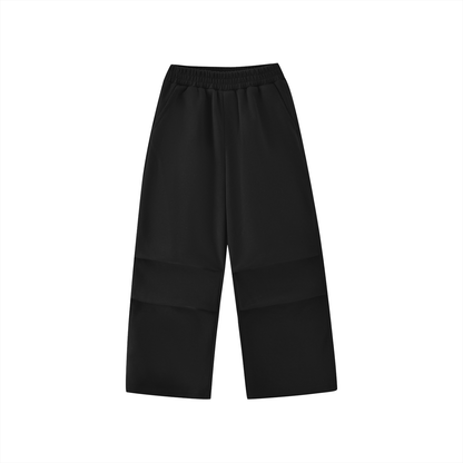 Unisex Essential Kids' Straight-Leg Sweatpants in black