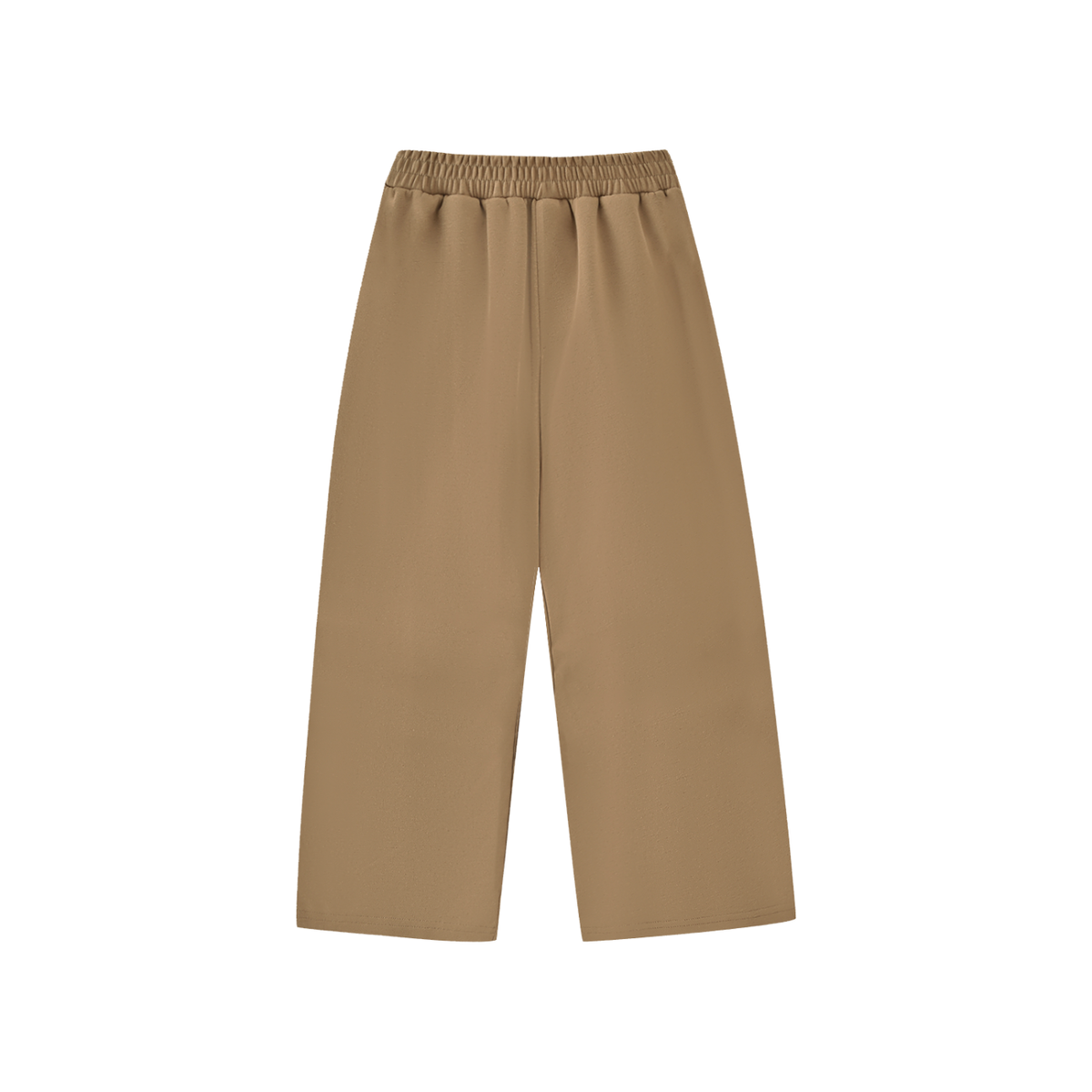 Unisex Essential Kids' Straight-Leg Sweatpants in brown, alternate angle