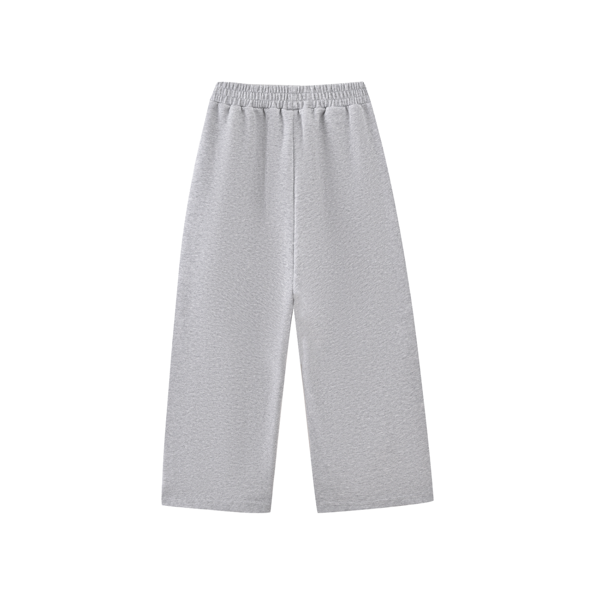 Unisex Essential Kids' Straight-Leg Sweatpants in flower gray, alternate angle