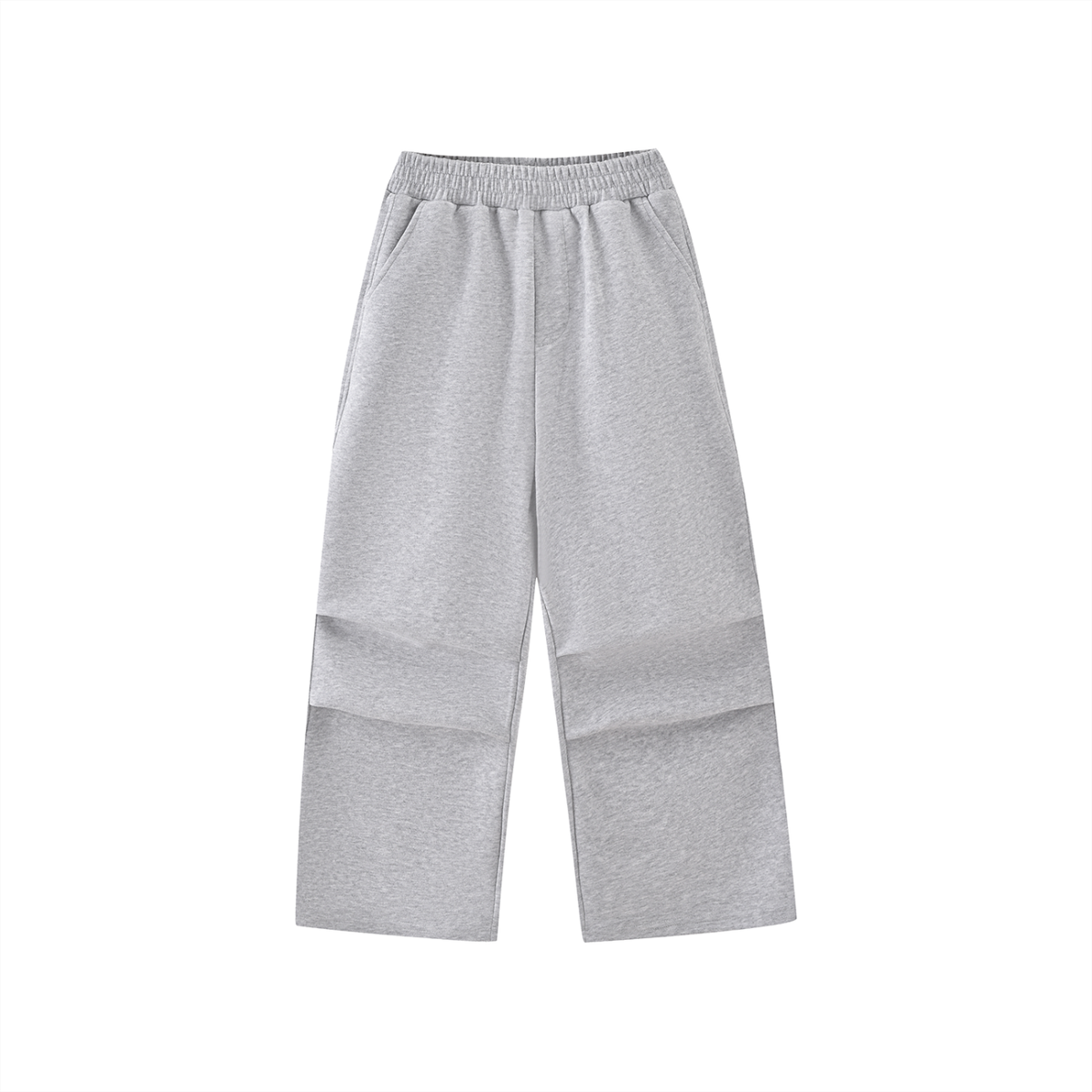 Unisex Essential Kids' Straight-Leg Sweatpants in flower gray