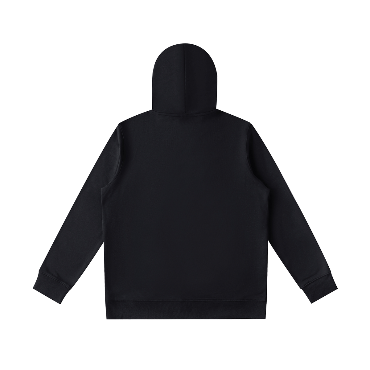 Unisex Essential Oversized Hoodie in black, alternate angle