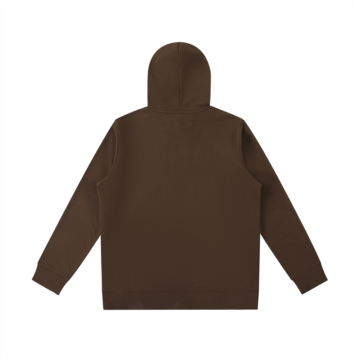 Unisex Essential Oversized Hoodie in coffee, alternate angle