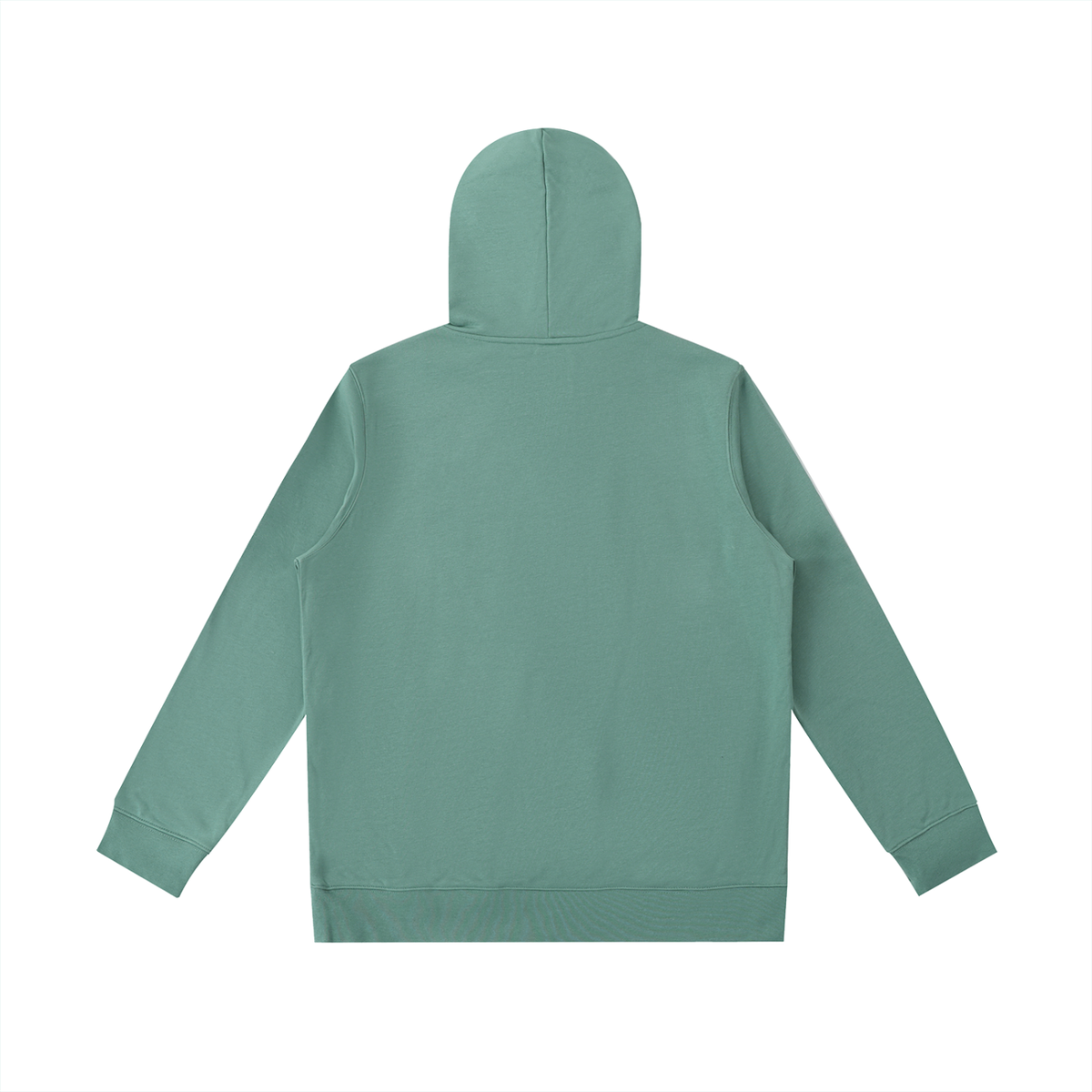 Unisex Essential Oversized Hoodie in dark green, alternate angle