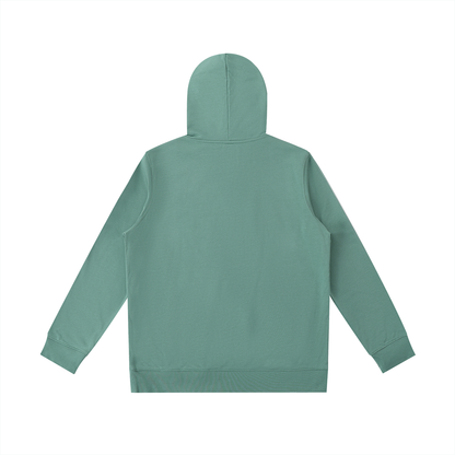 Unisex Essential Oversized Hoodie in dark green, alternate angle