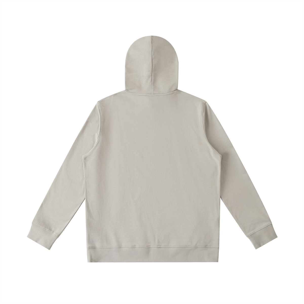 Unisex Essential Oversized Hoodie in light gray, alternate angle