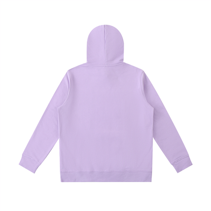 Unisex Essential Oversized Hoodie in light purple, alternate angle
