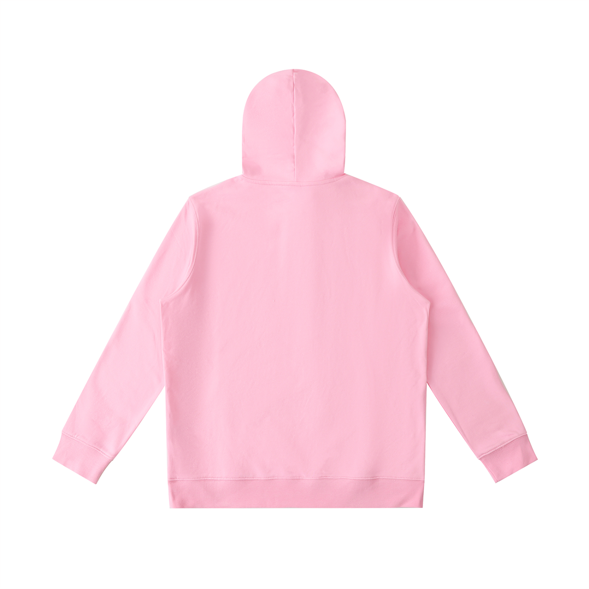 Unisex Essential Oversized Hoodie in pink, alternate angle