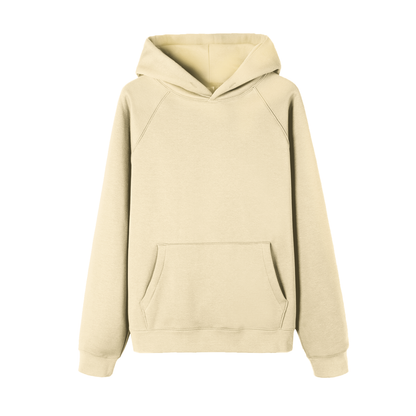 Unisex Essential Regular-Fit Fleece Hoodie in apricot