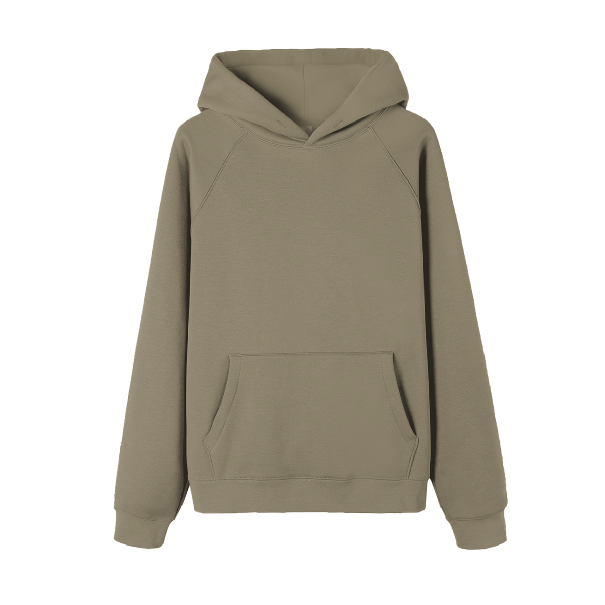 Unisex Essential Regular-Fit Fleece Hoodie in carbon gray
