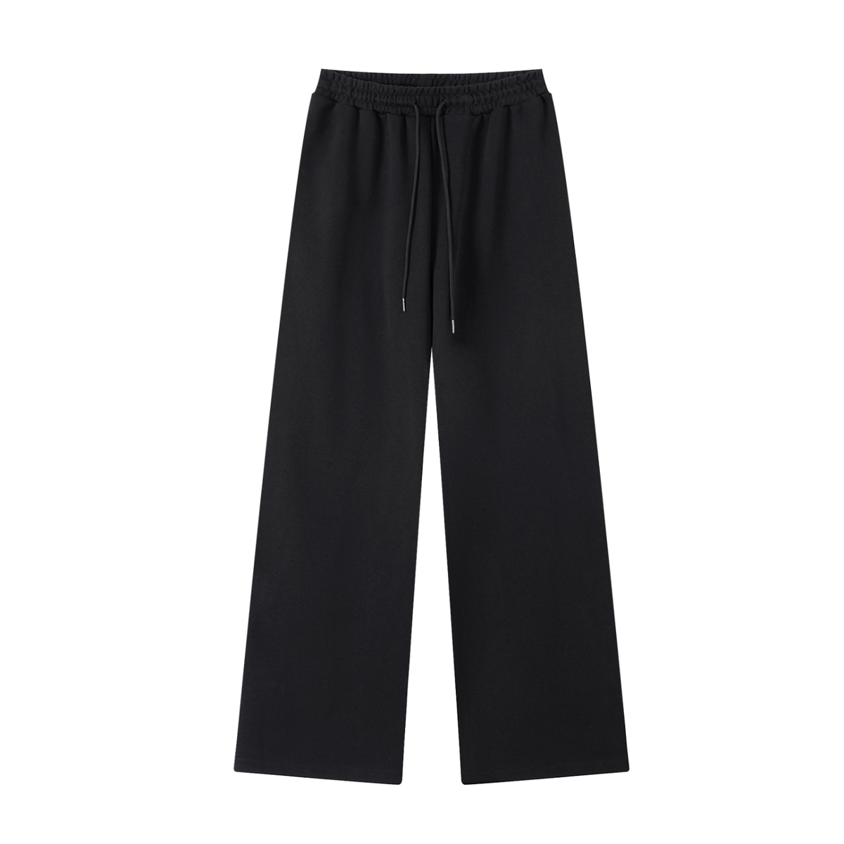 Unisex Essential Straight-Leg Sweatpants in black