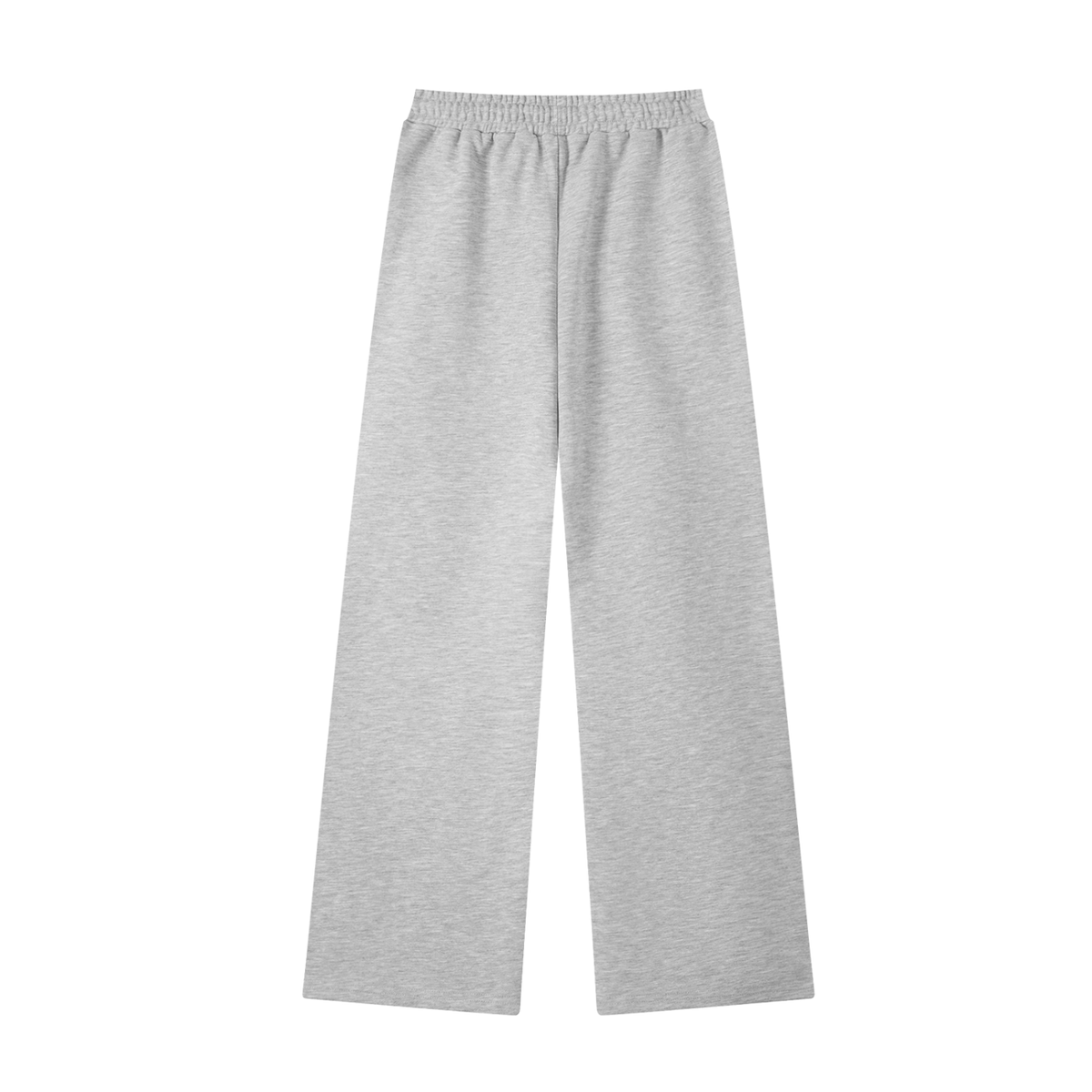 Unisex Essential Straight-Leg Sweatpants in flower gray, alternate angle