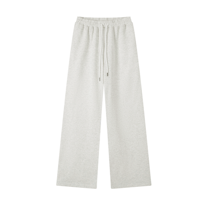 Unisex Essential Straight-Leg Sweatpants in oat gray