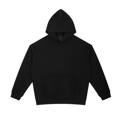 Unisex Essential Two-Tone Oversized Hoodie in black
