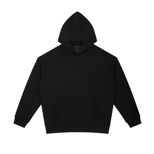 Unisex Essential Two-Tone Oversized Hoodie in black