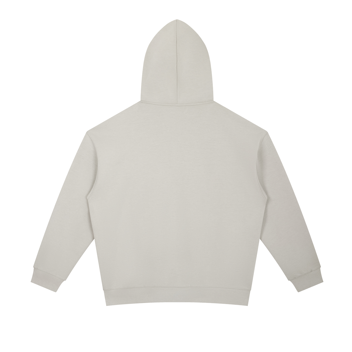 Unisex Essential Two-Tone Oversized Hoodie in gray, alternate angle
