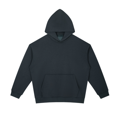 Unisex Essential Two-Tone Oversized Hoodie in navy blue