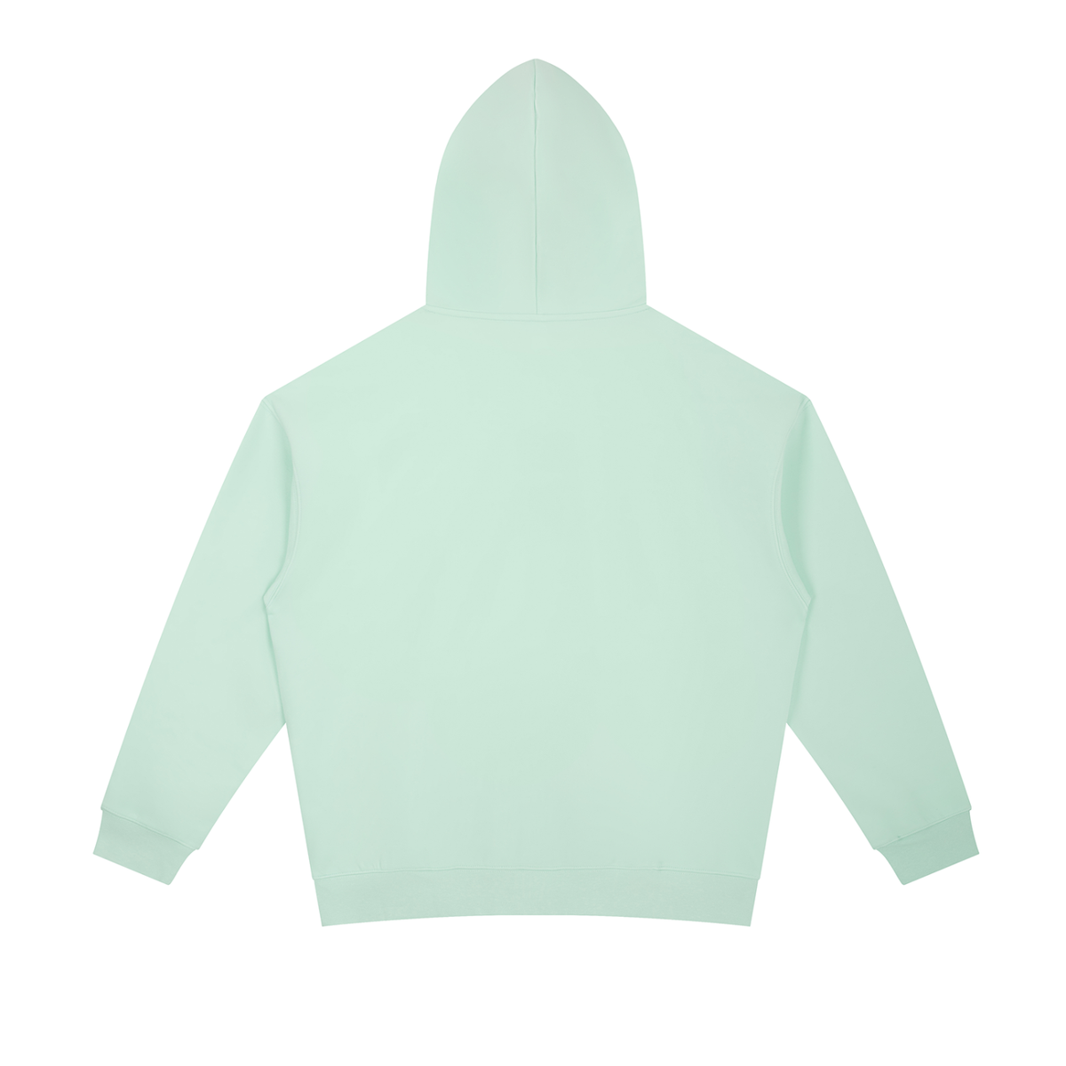 Unisex Essential Two-Tone Oversized Hoodie in water blue, alternate angle