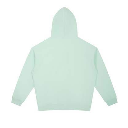 Unisex Essential Two-Tone Oversized Hoodie in water blue, alternate angle