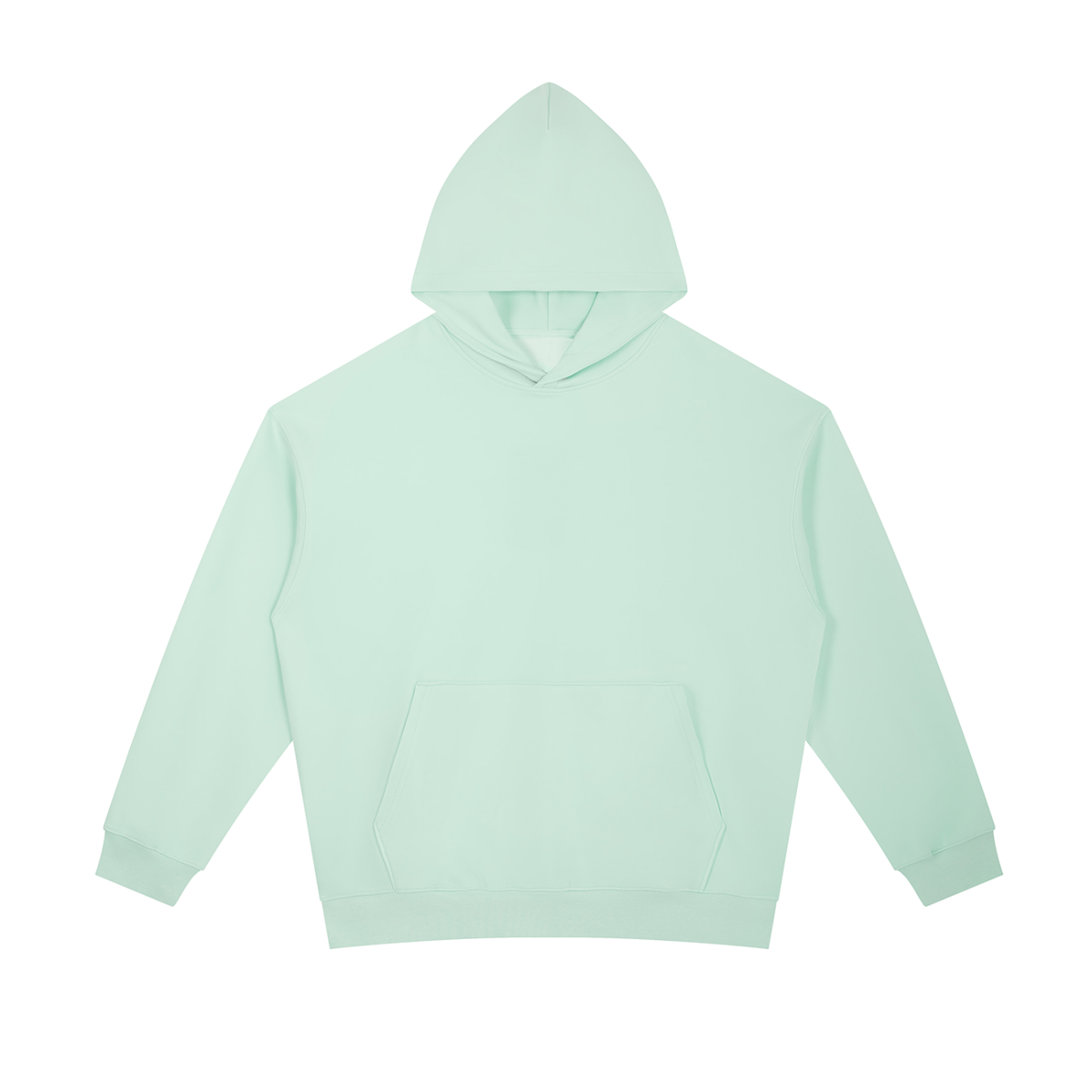 Unisex Essential Two-Tone Oversized Hoodie in water blue