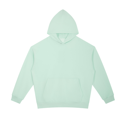 Unisex Essential Two-Tone Oversized Hoodie in water blue