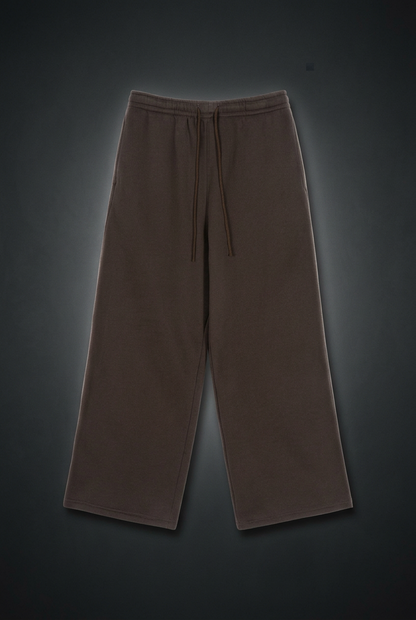 Unisex Fleece Drawstring Straight-Leg Sweatpants