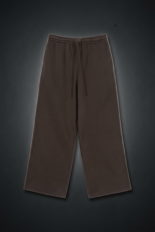 Unisex Fleece Drawstring Straight-Leg Sweatpants