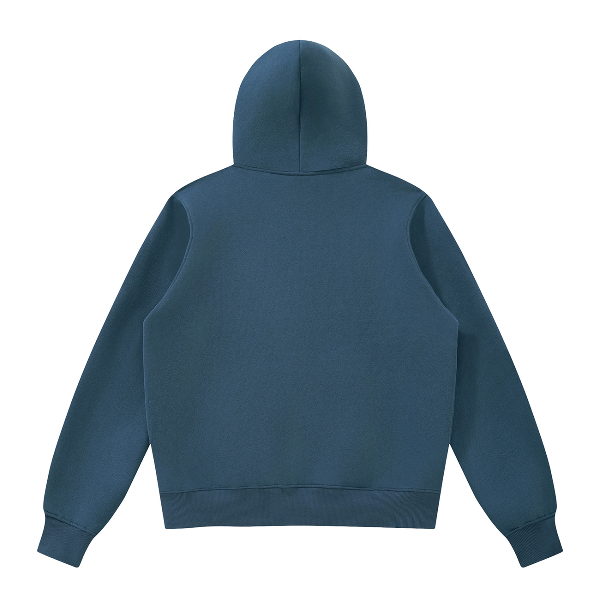 Unisex Fleece Full Zip Hoodie in haze blue, alternate angle