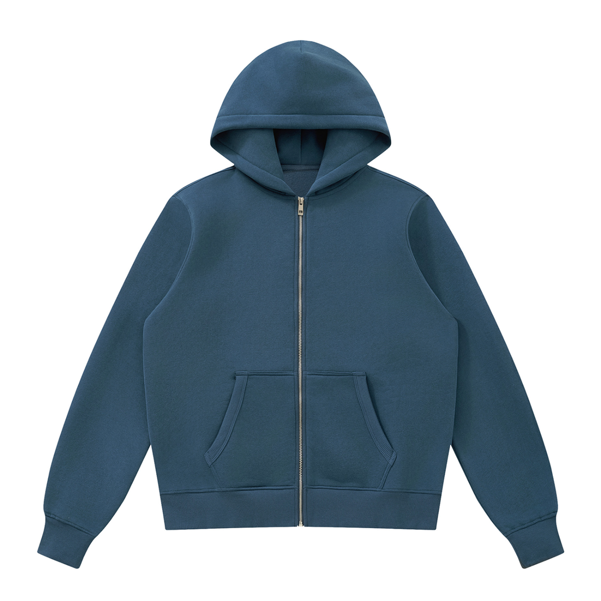 Unisex Fleece Full Zip Hoodie in haze blue