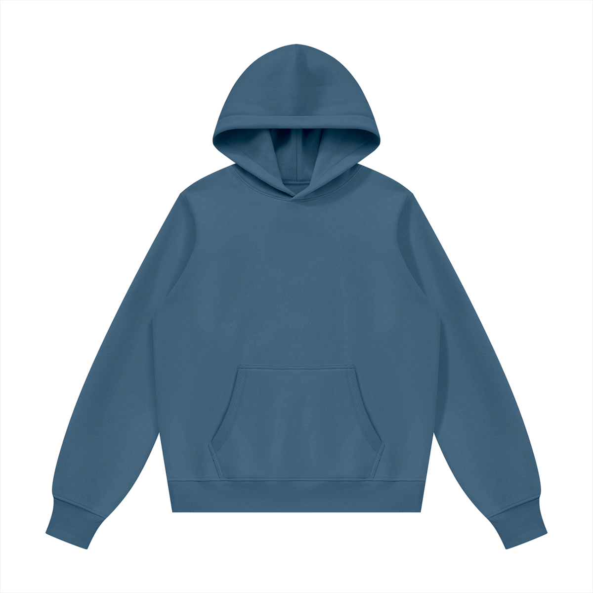Unisex Fleece Regular Shoulder Hoodie in haze blue
