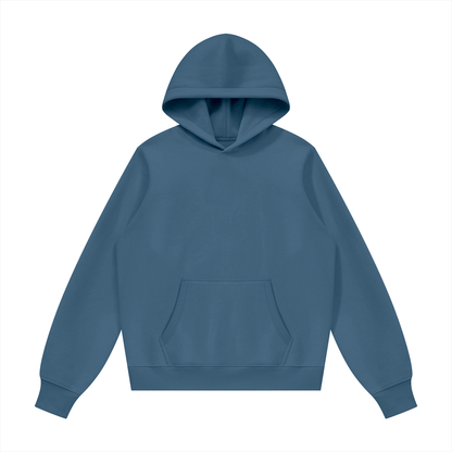 Unisex Fleece Regular Shoulder Hoodie in haze blue