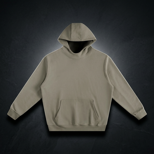 Unisex Fleeced High Neck Hoodie