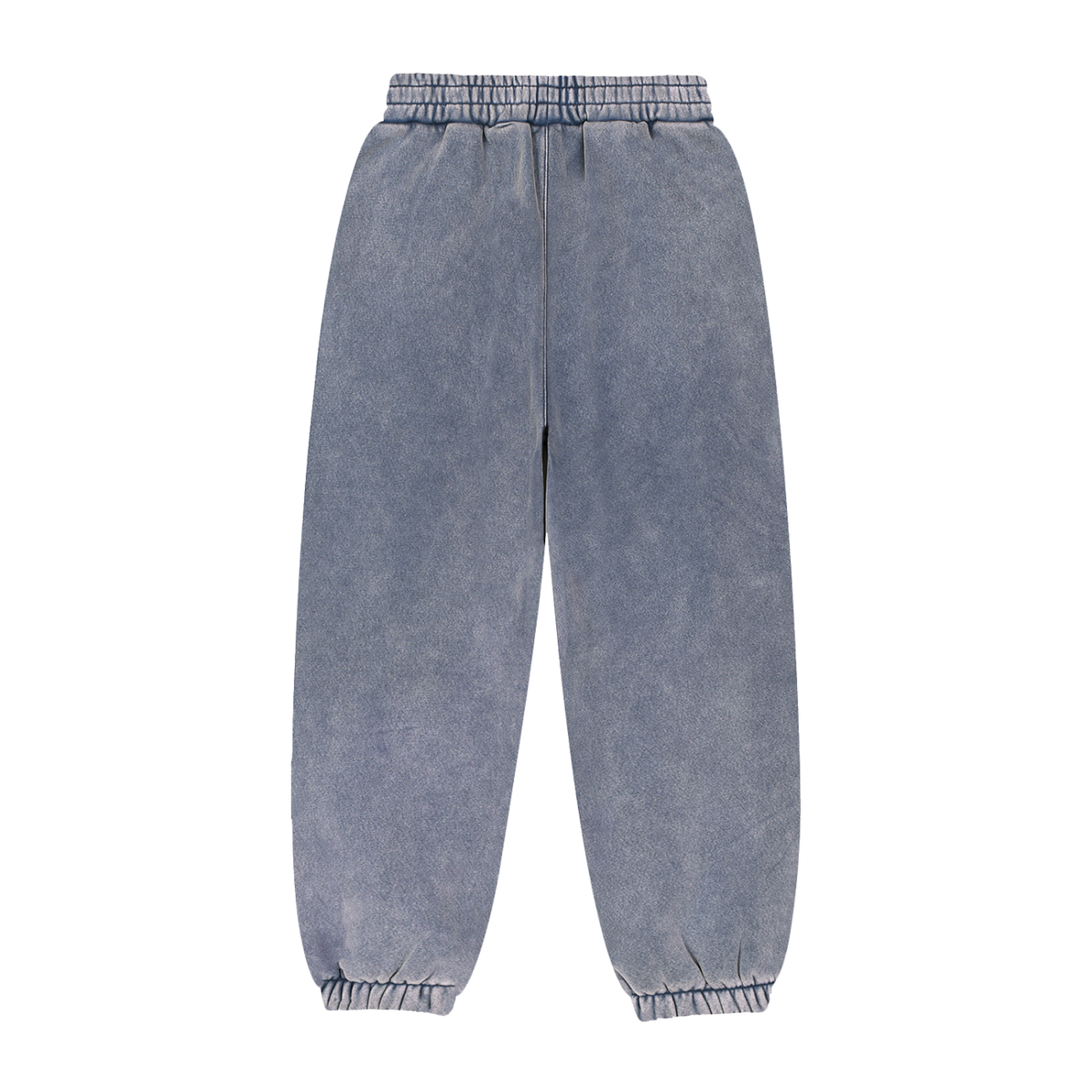 Unisex Fleeced Jogger Sweatpants in royal blue, alternate angle