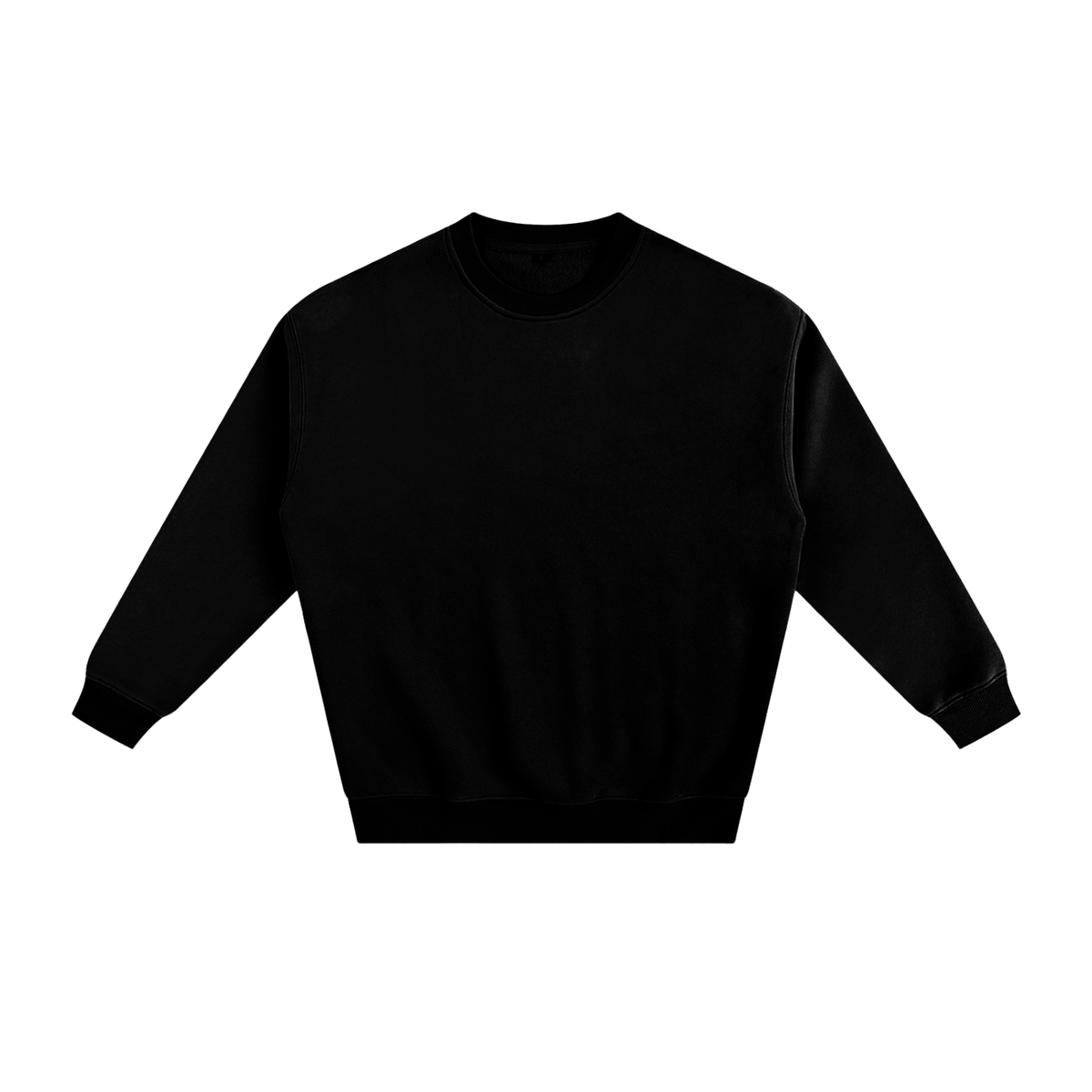 Unisex Fleeced Sweatshirt in black