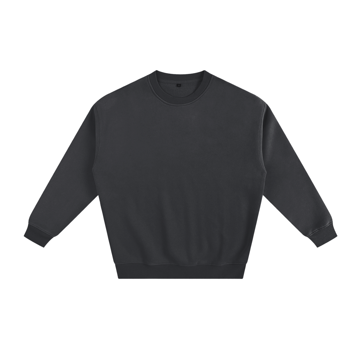 Unisex Fleeced Sweatshirt in dark gray