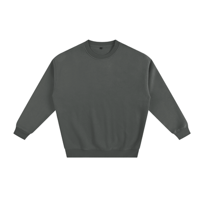 Unisex Fleeced Sweatshirt in gray