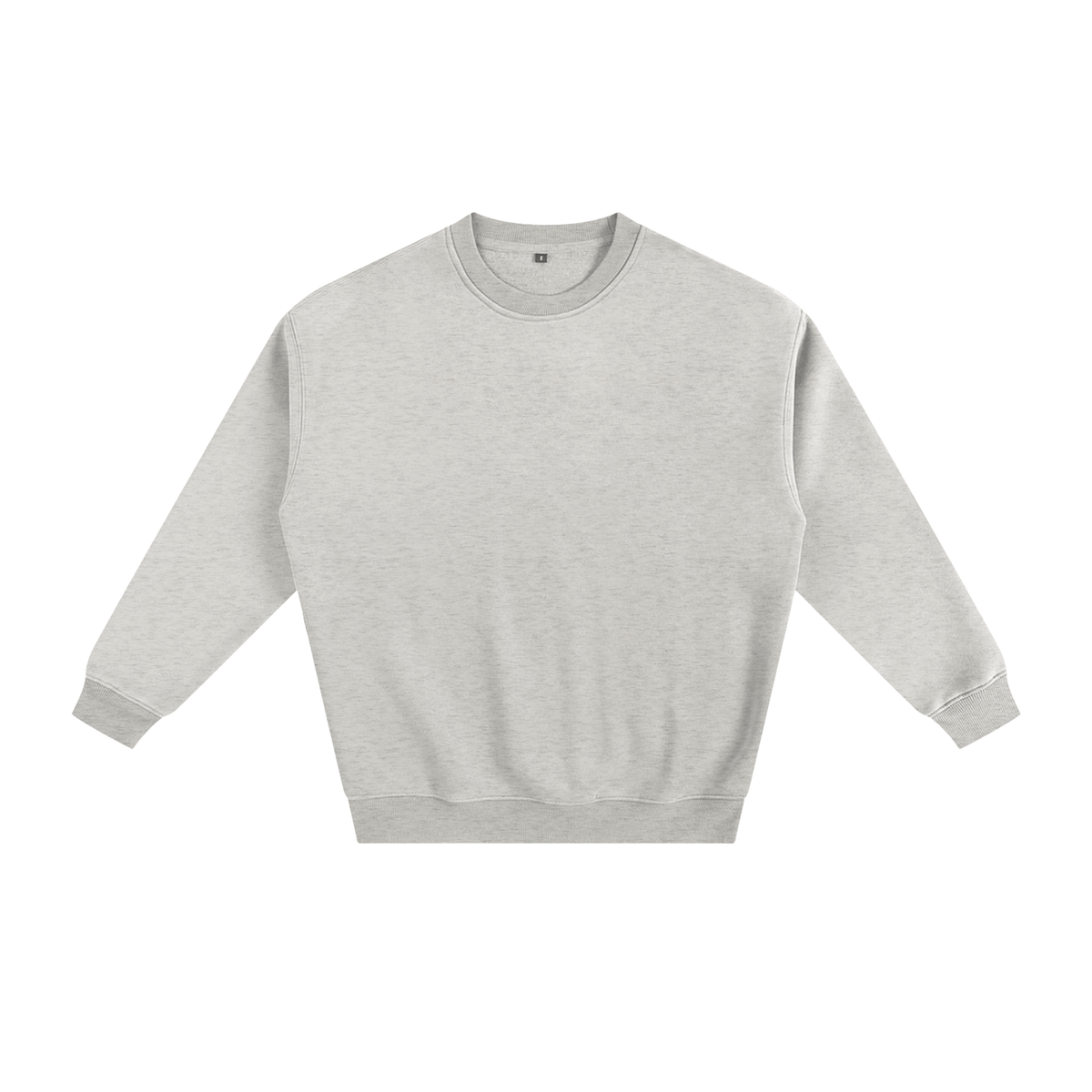 Unisex Fleeced Sweatshirt in oat gray
