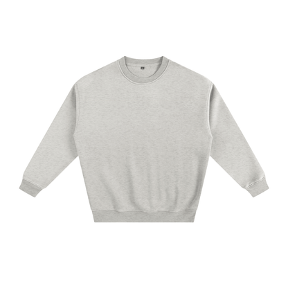 Unisex Fleeced Sweatshirt in oat gray